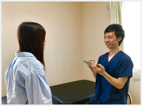 質問票の記入＆ カウンセリング